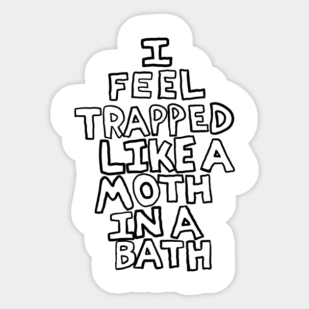 Moth ' Sticker by mowpiper33